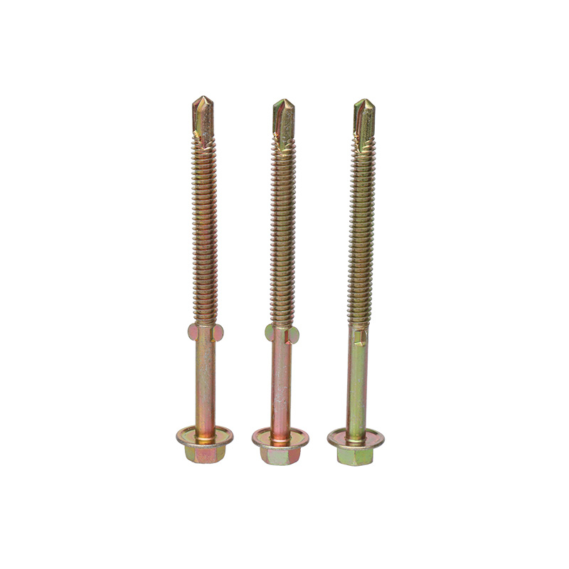 Hex head self drilling screw with wing resin tile screw